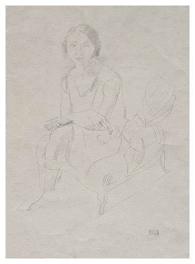 Jules Pascin Femme assise 1928